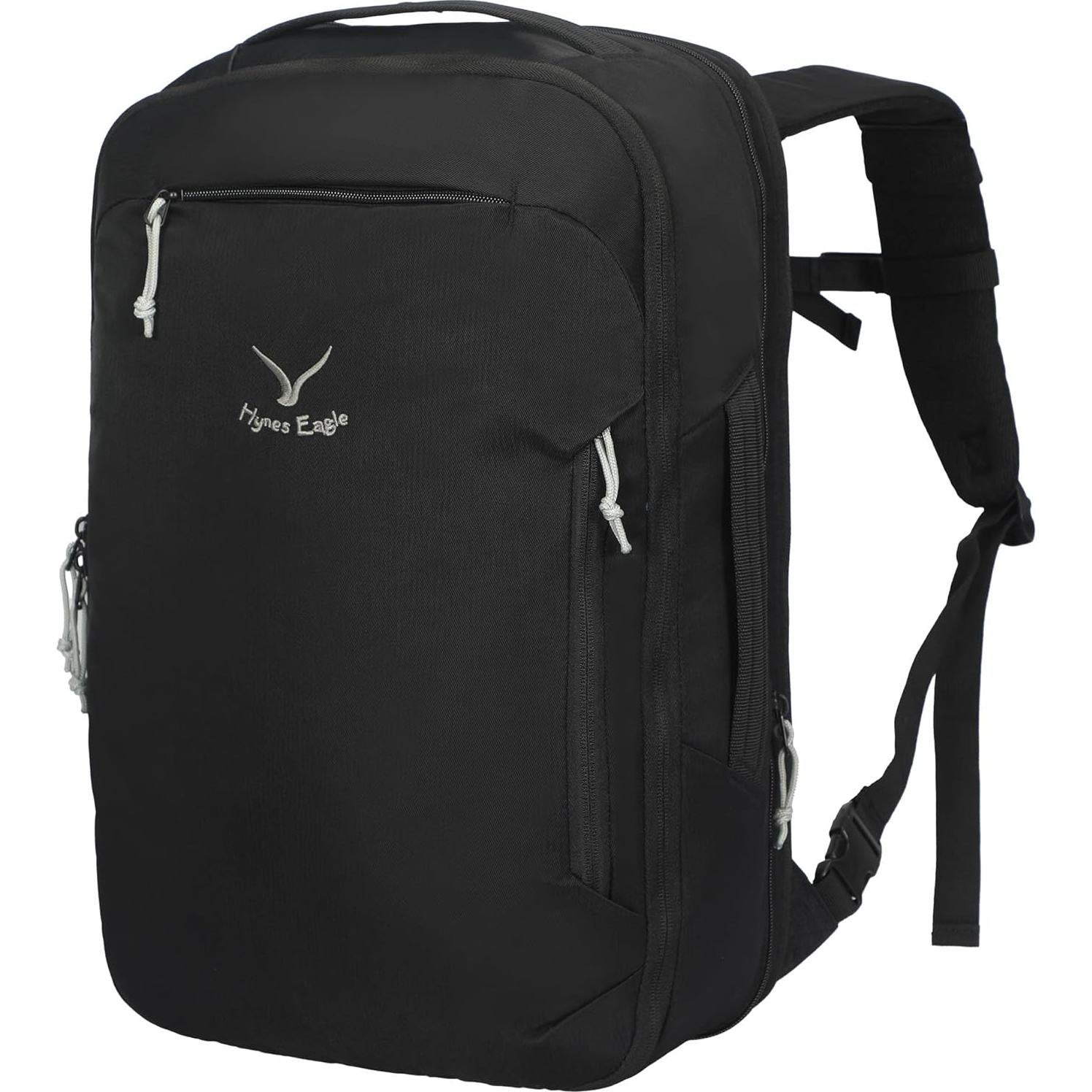 Mochila de viaje Hynes Eagle 40L para laptop 17" negra