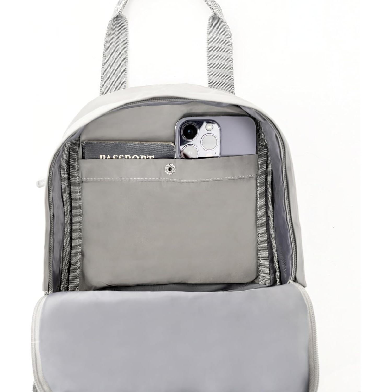 Mochila Travelon Pi Freerunner 8L Grafito Plegable