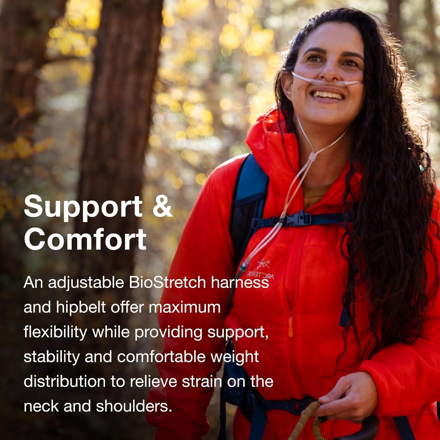 Mochila de Senderismo Osprey Talon con Soporte de Oxígeno