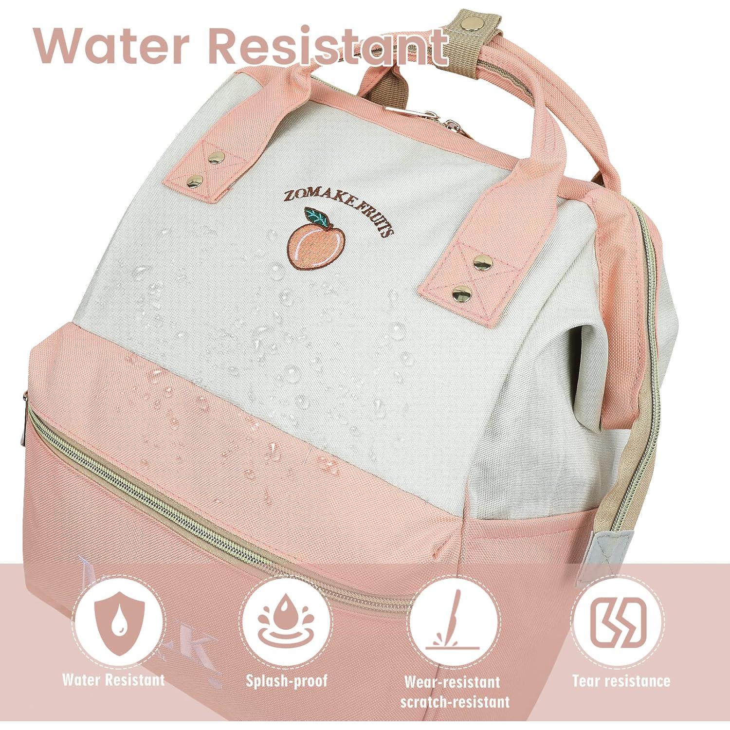 Mochila ZOMAKE 15.6" Resistente al Agua Unisex Durazno