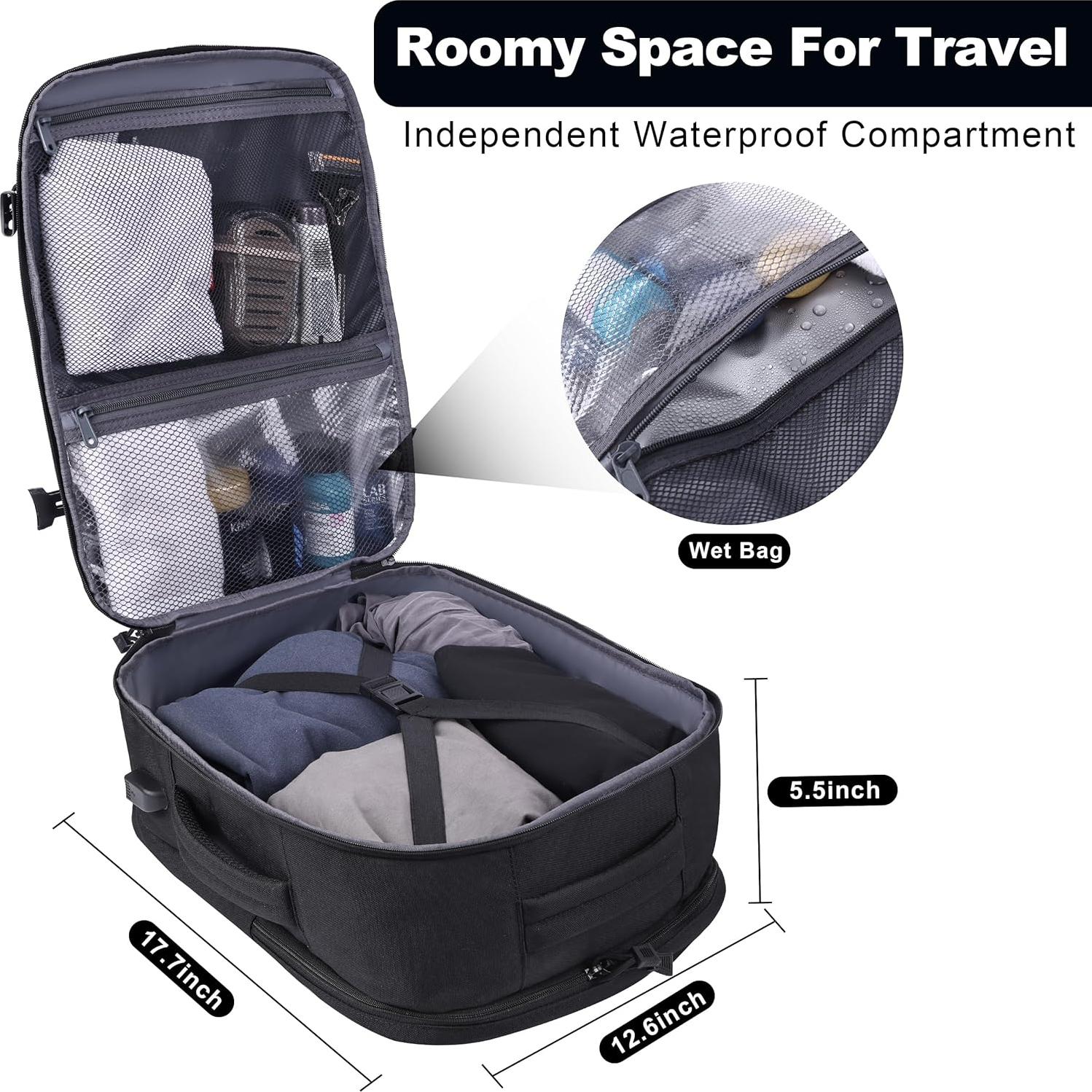 Mochila Táctica MOZETO 30L Resistente al Agua para Viajes