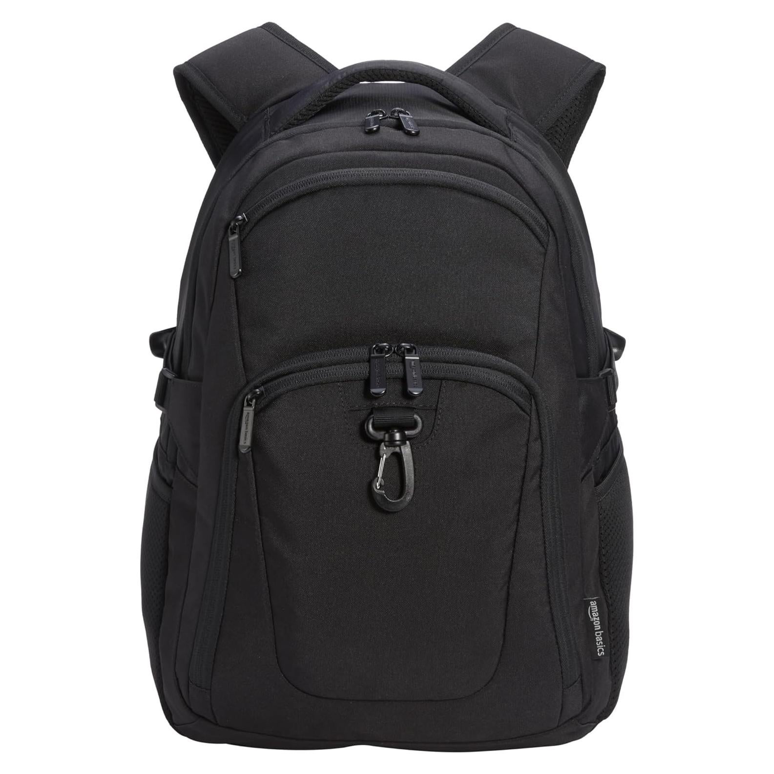 Mochila de Viaje Amazon Basics para Laptop 39.62 cm Negra
