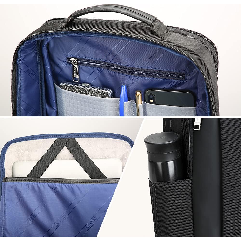 Mochila Expandible Antirrobo BOPAI 15.6" Negra Resistente al Agua