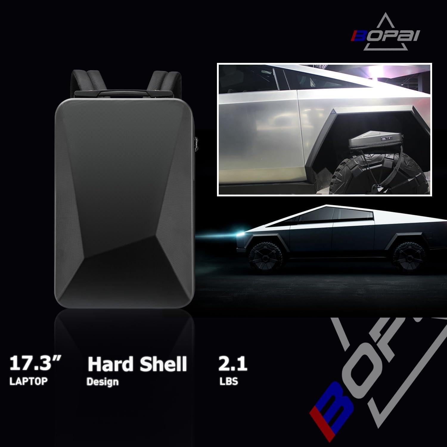 Mochila Antirrobo BOPai para Laptop 17.3" Negra USB