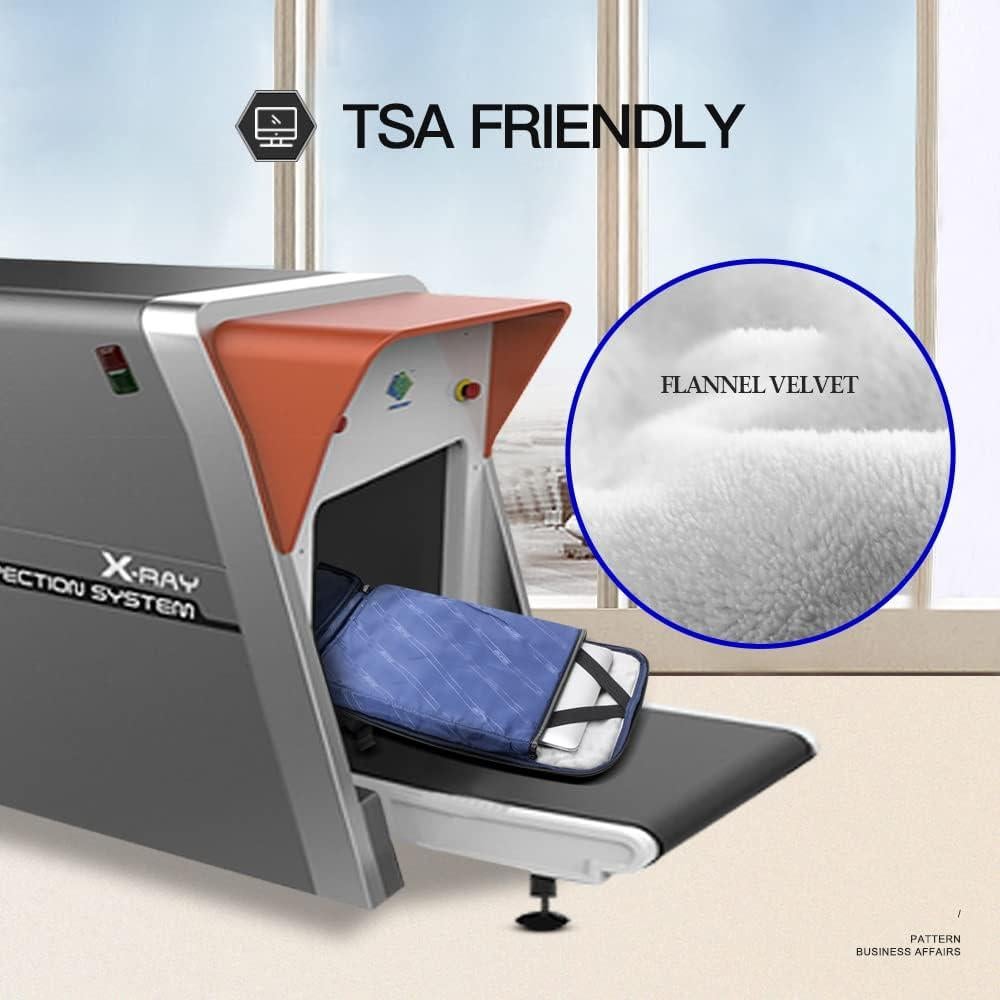 Mochila de Cuero Genuino BOPAI para Laptop 15.6" Antirrobo