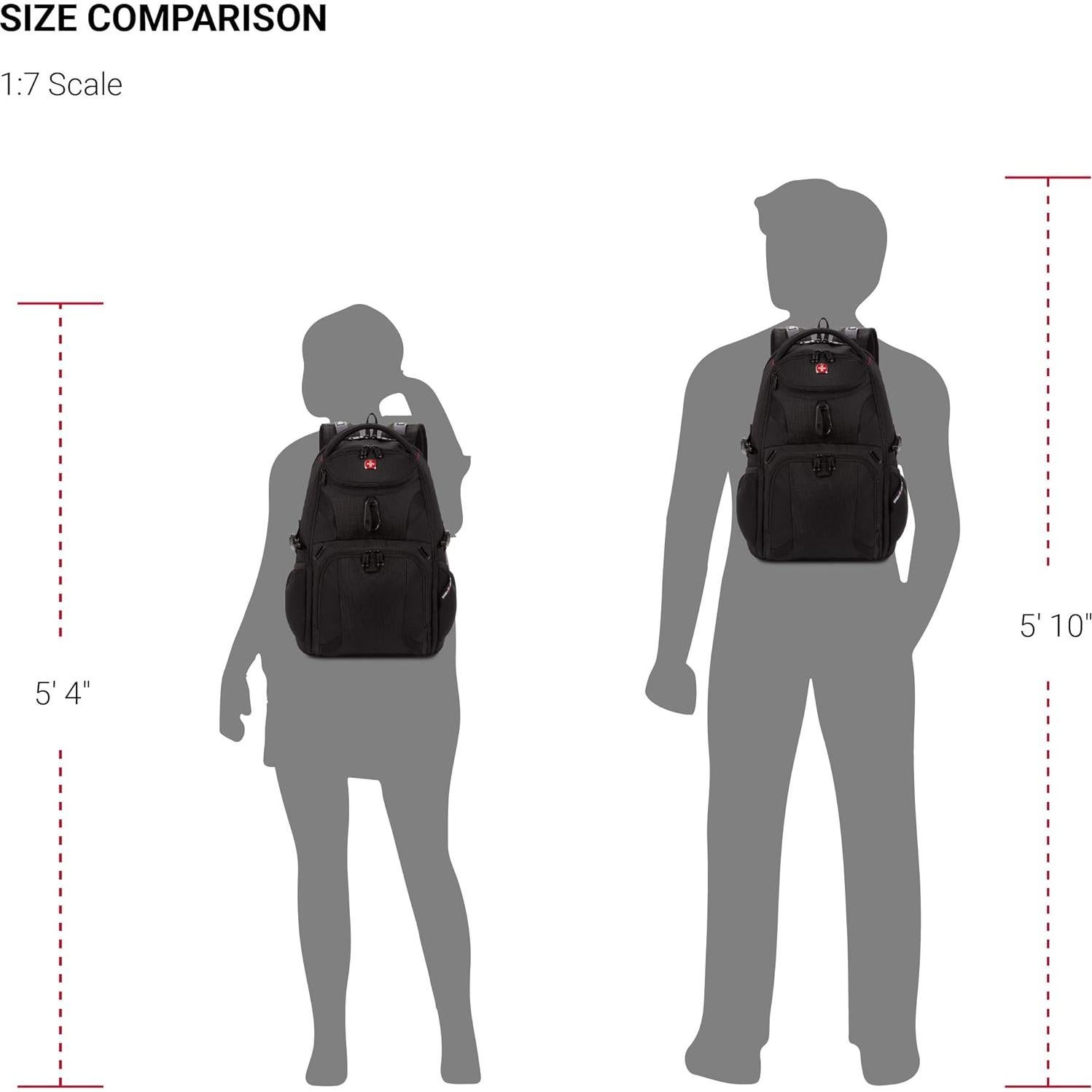 Mochila para Laptop SwissGear 1900 ScanSmart 13" Negra