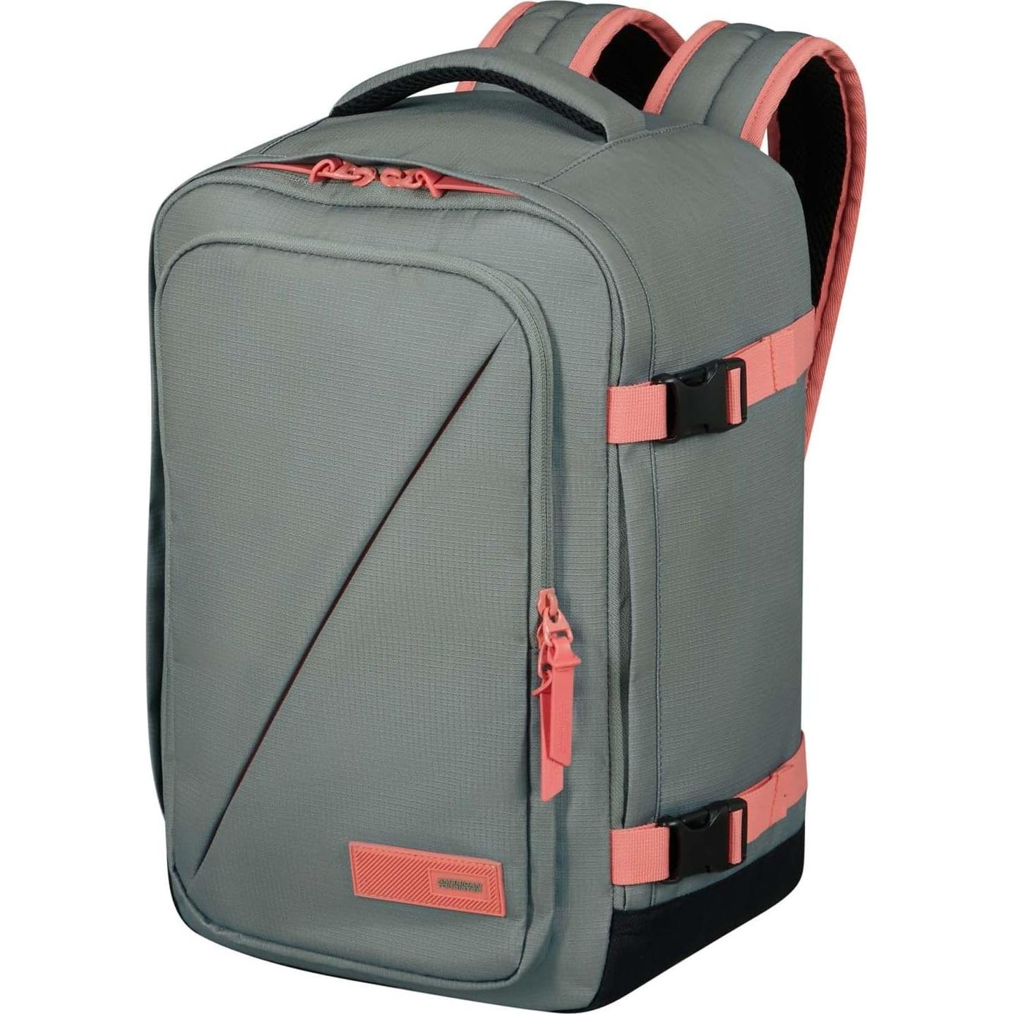 Bolsa de Cabina American Tourister Take2Cabin 25x20x40cm 24L Gris/Rosa
