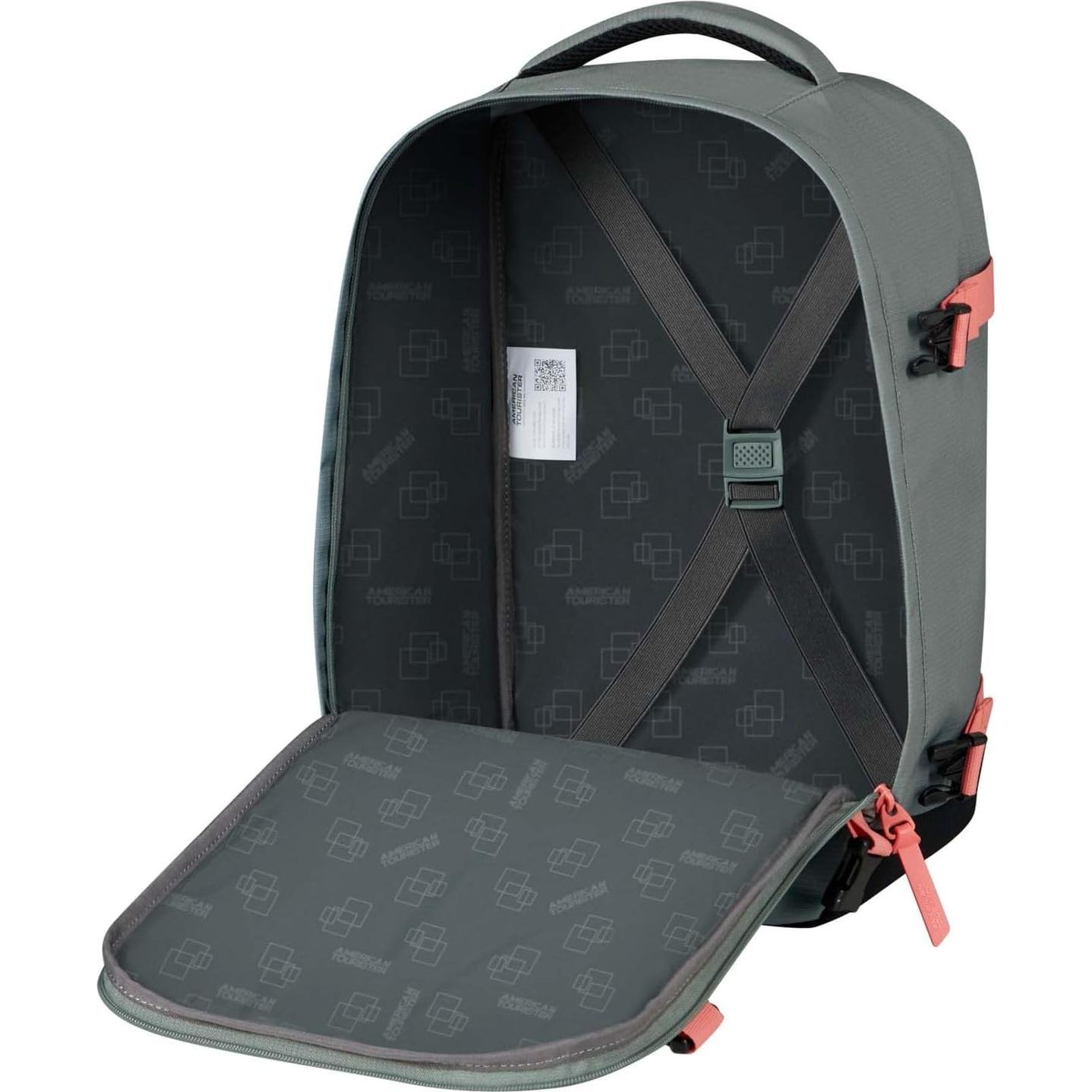 Bolsa de Cabina American Tourister Take2Cabin 25x20x40cm 24L Gris/Rosa