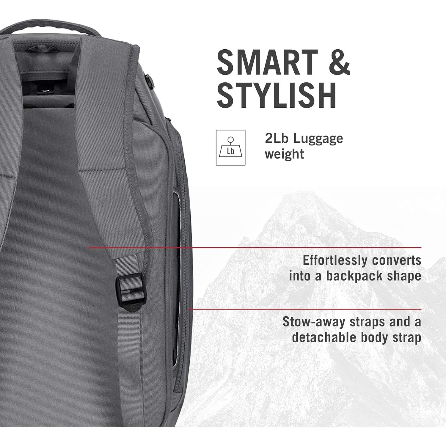 Bolso Duffel y Mochila Victorinox Touring 2.0 - 38L Gris Claro