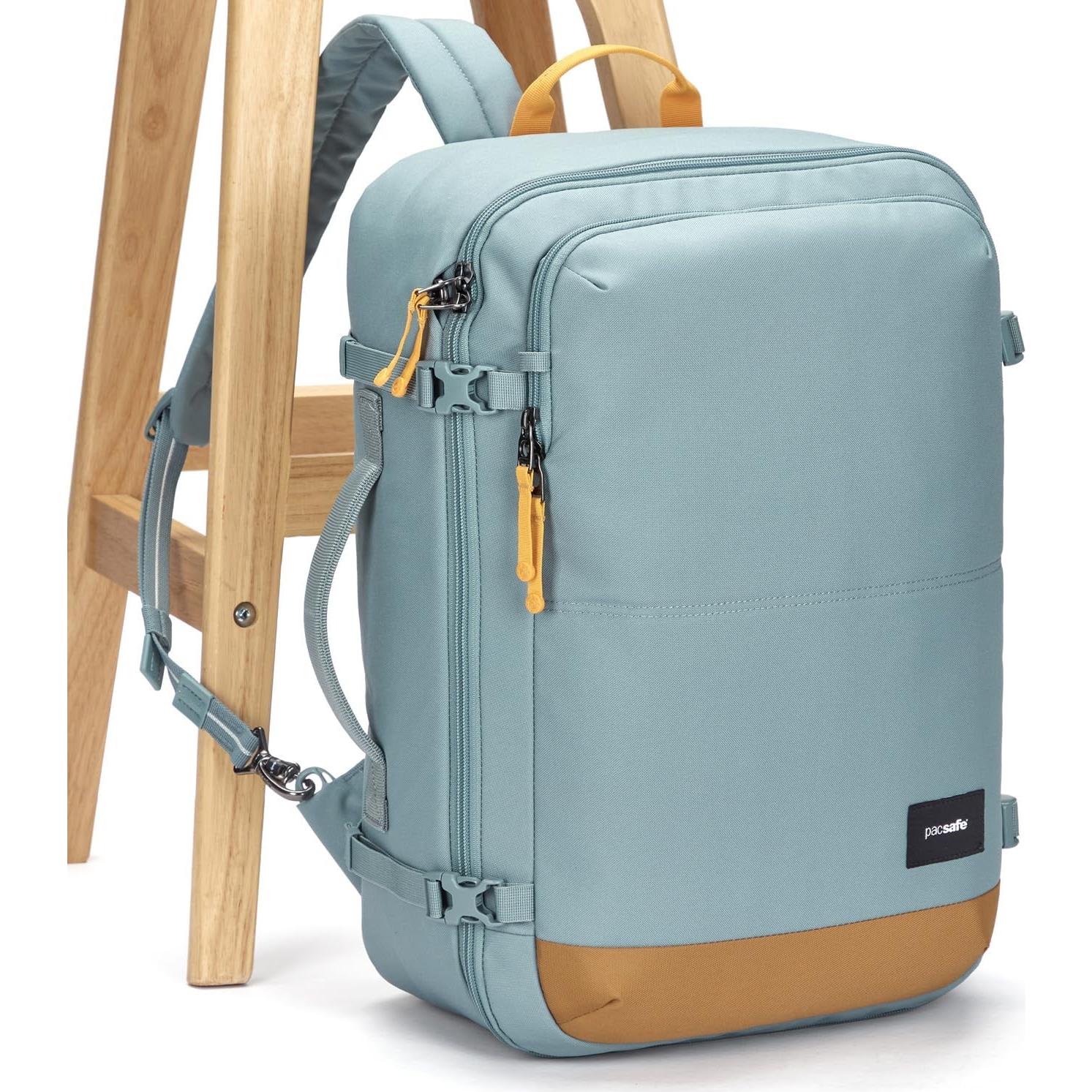 Mochila Antirrobo Pacsafe GO 34L Menta Fresca