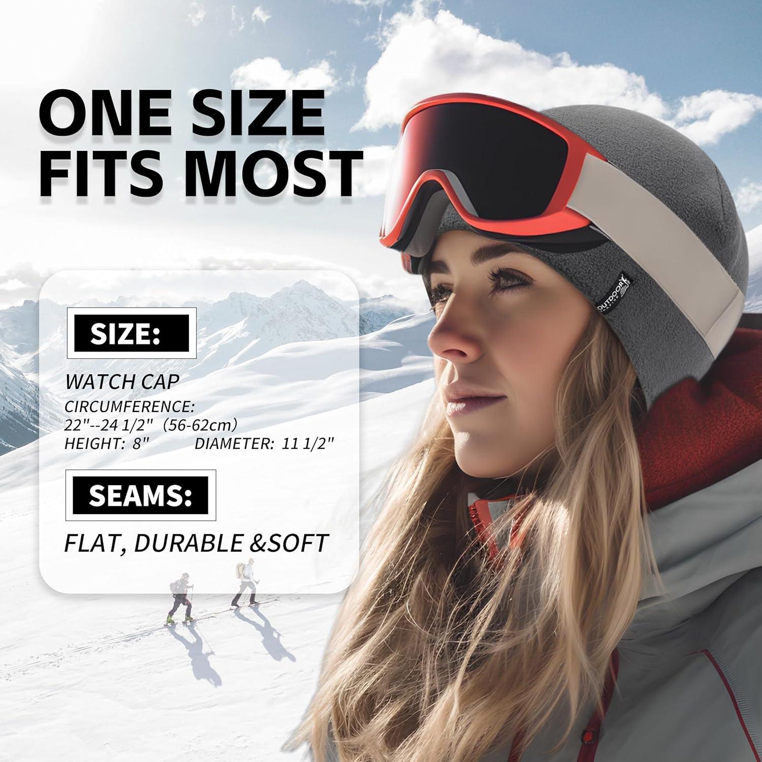 Gorro Táctico de Forro Polar 2 Pcs - Invierno Cálido