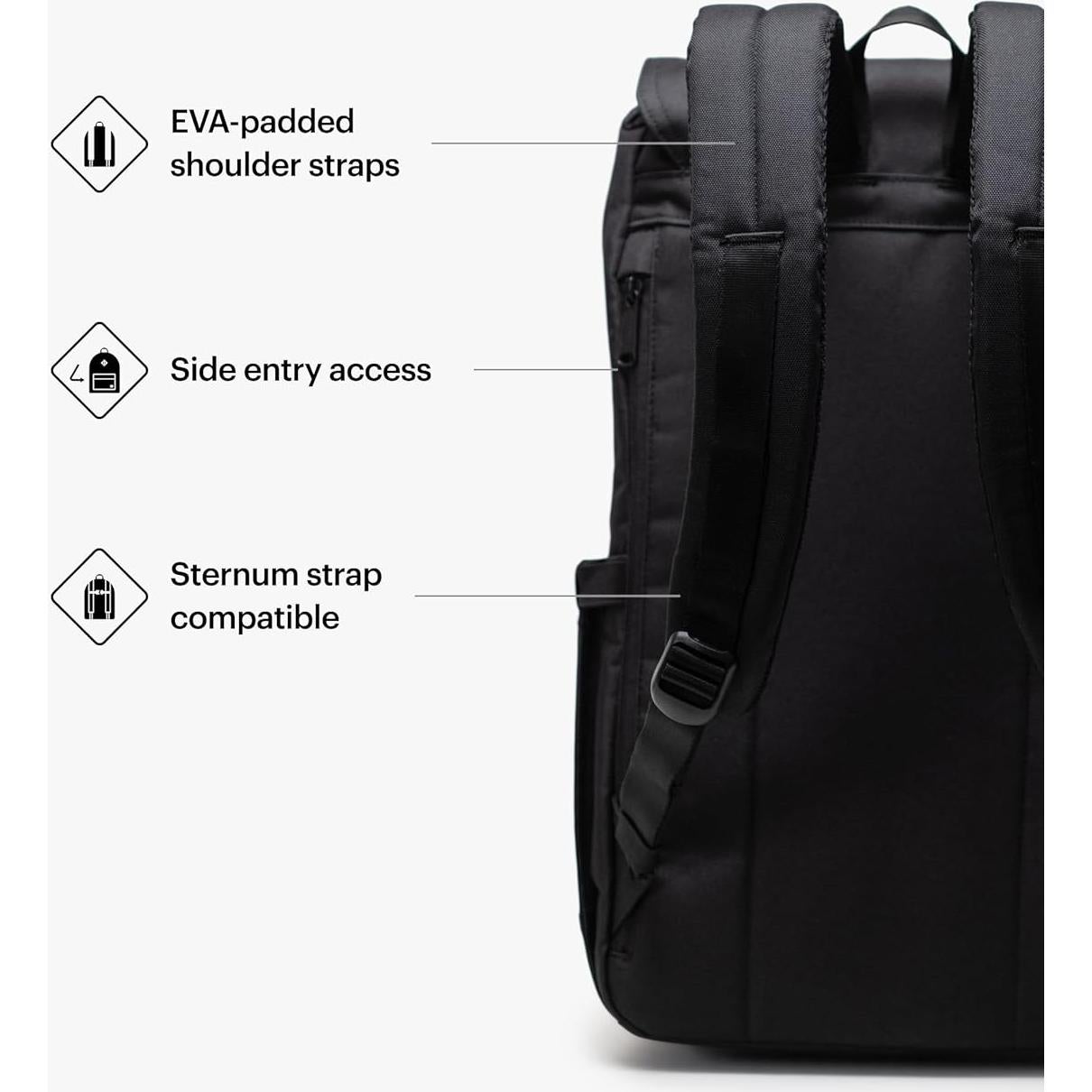 Mochila Herschel Retreat 23L Unisex con Acolchado para Laptop