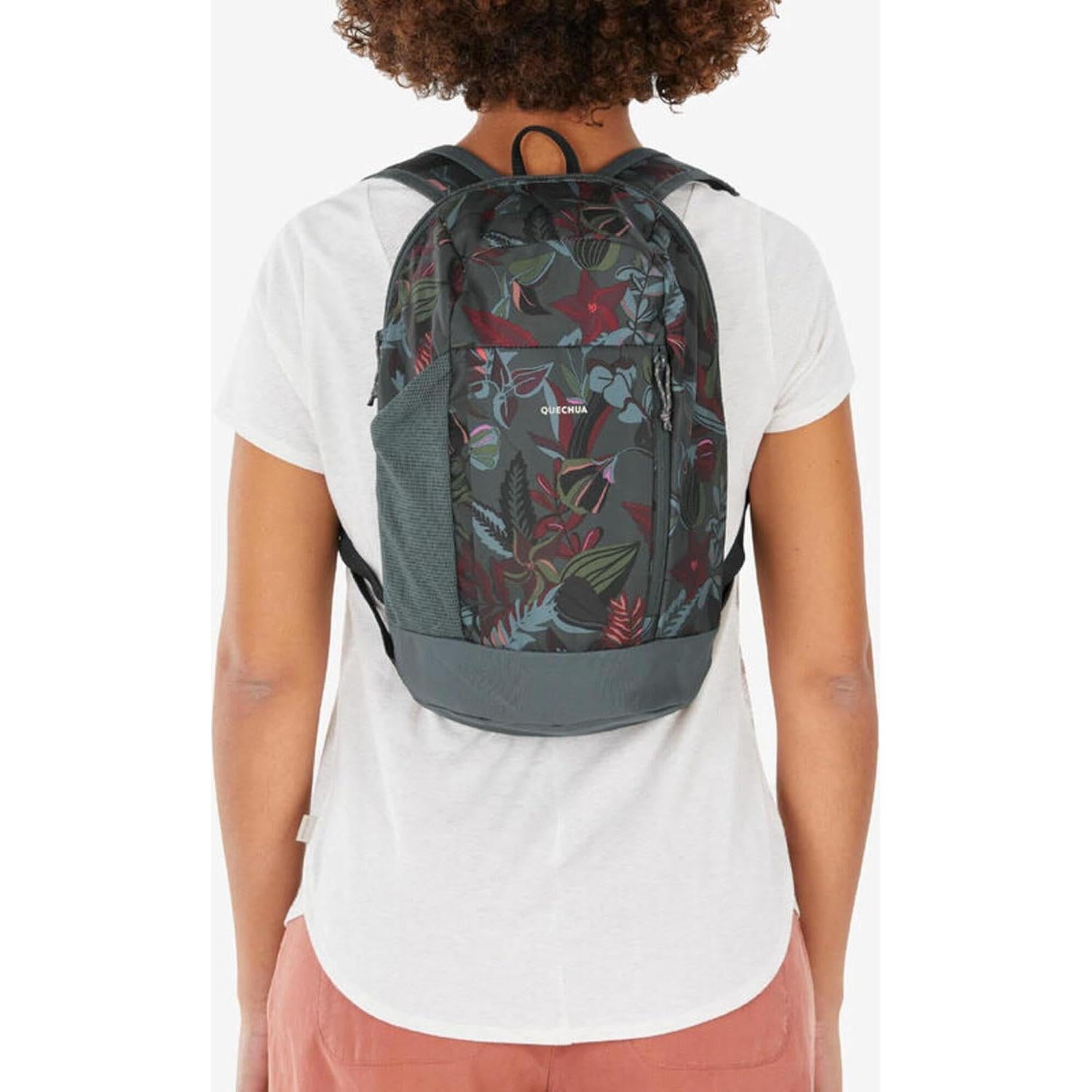 Mochila de Senderismo Quechua Arpenaz NH100 10L Verde Oscuro