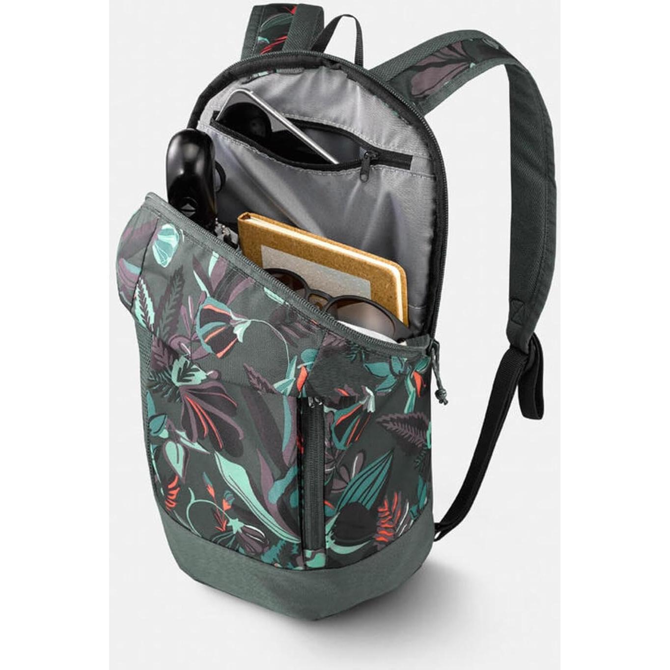 Mochila de Senderismo Quechua Arpenaz NH100 10L Verde Oscuro