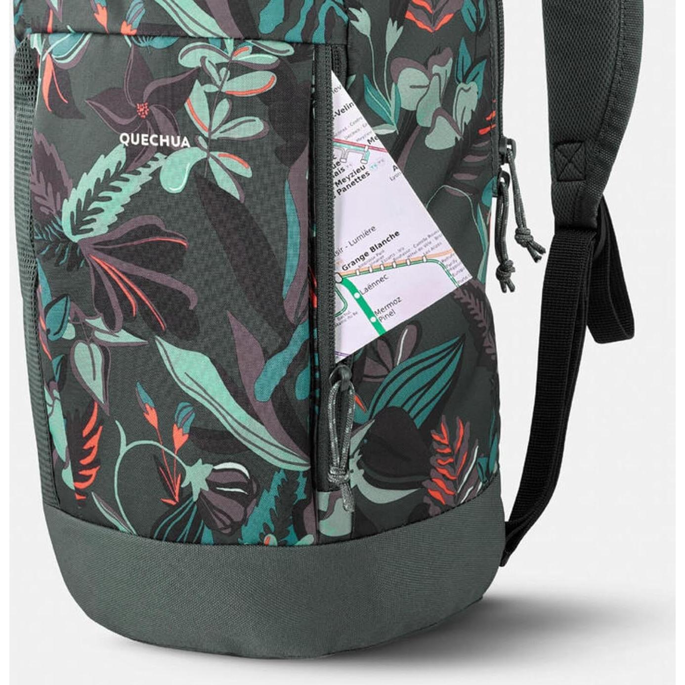 Mochila de Senderismo Quechua Arpenaz NH100 10L Verde Oscuro