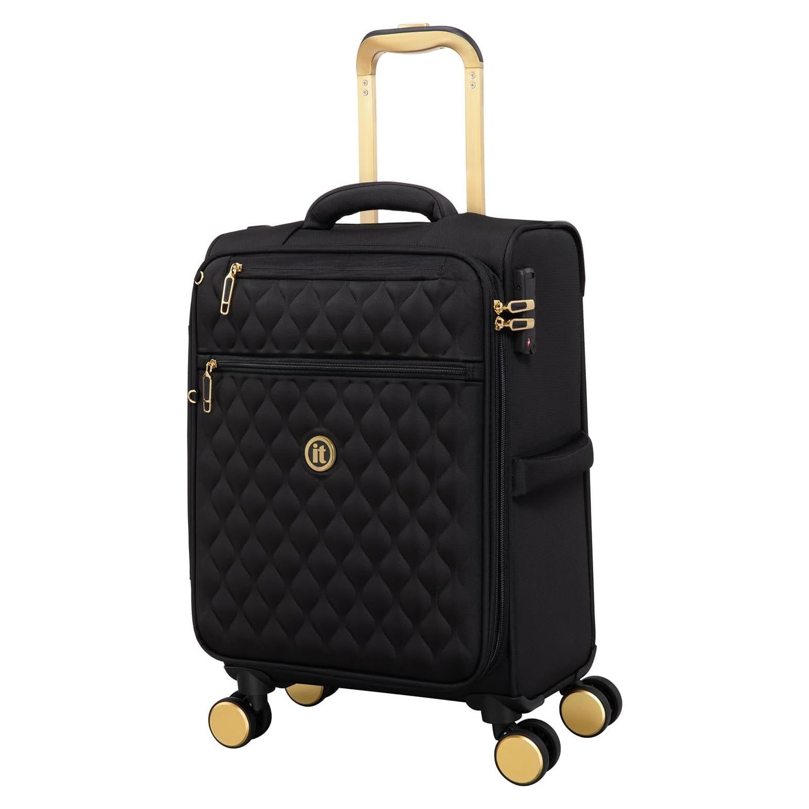 Maleta de Mano Expandible It Luggage Glimmering 56 cm Negra