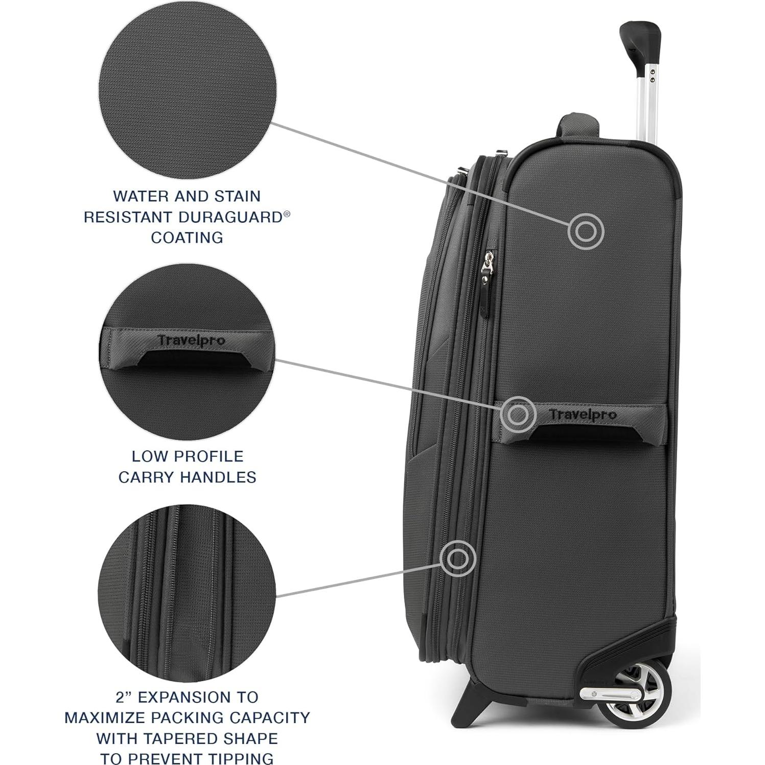 Maleta Expandible Travelpro Maxlite 5 22" Suave Gris Sombra