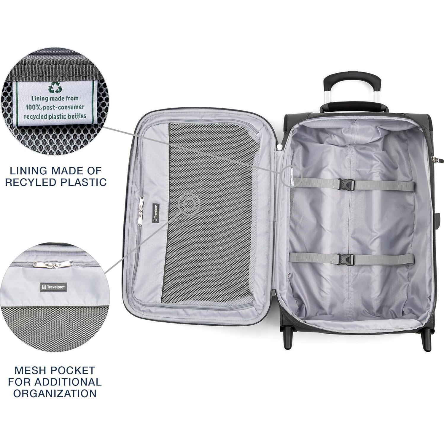 Maleta Expandible Travelpro Maxlite 5 22" Suave Gris Sombra