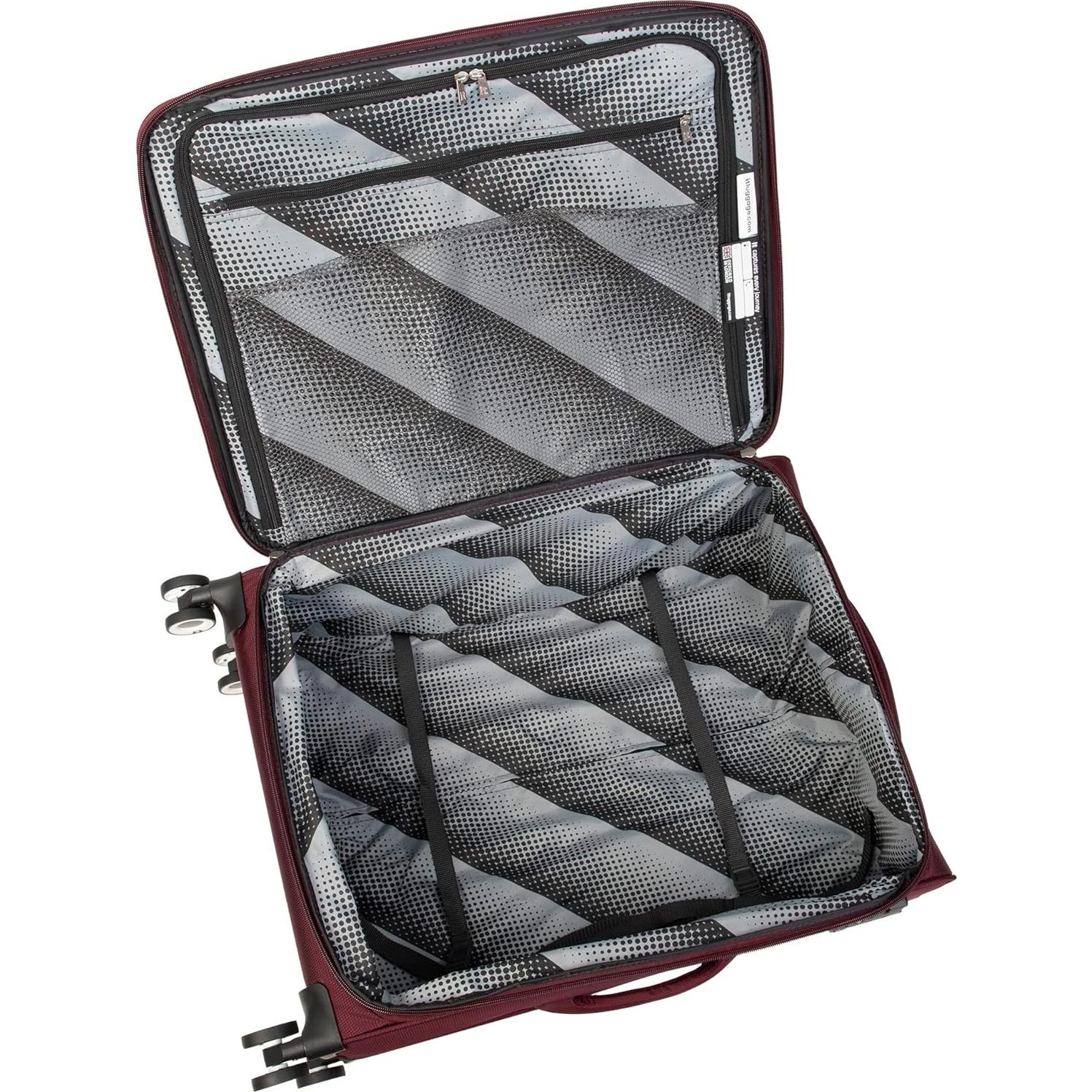 Maleta de Mano Expandible IT Luggage Intrepid 22" Roja