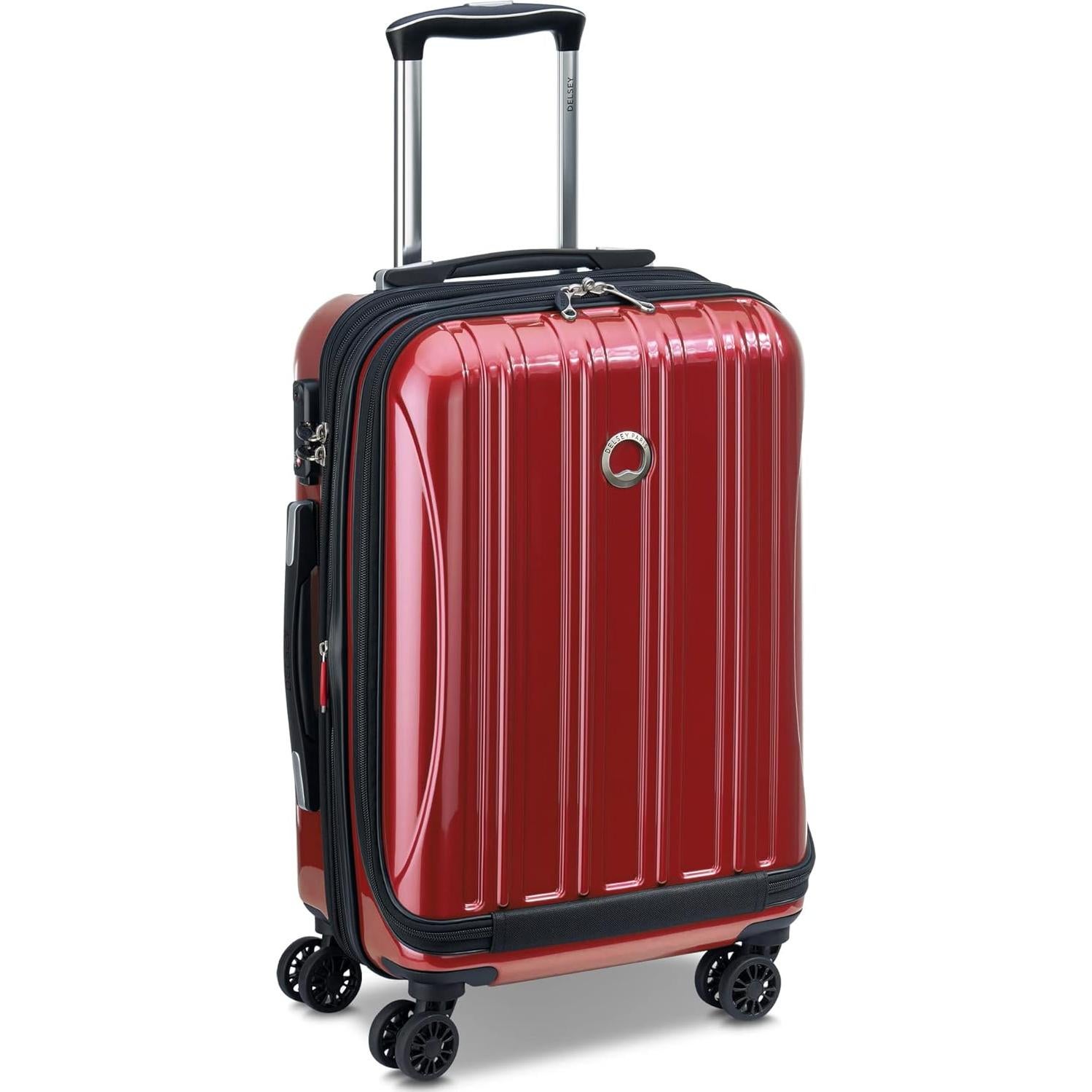 Juego de 3 Maletas Delsey Helium Aero Rojo Ladrillo 254L