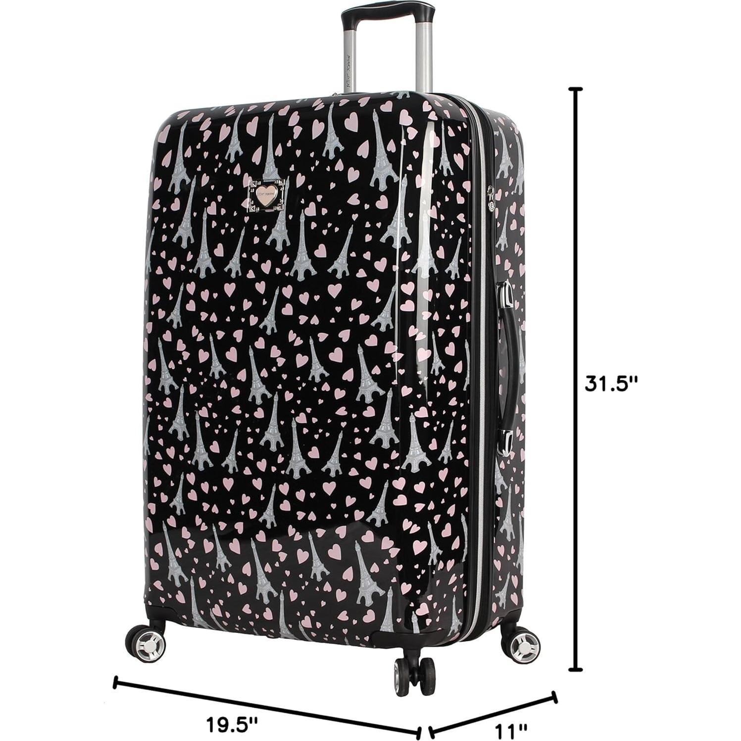 Maleta Dura Expandible Betsey Johnson 76 cm - Ligera y Resistente