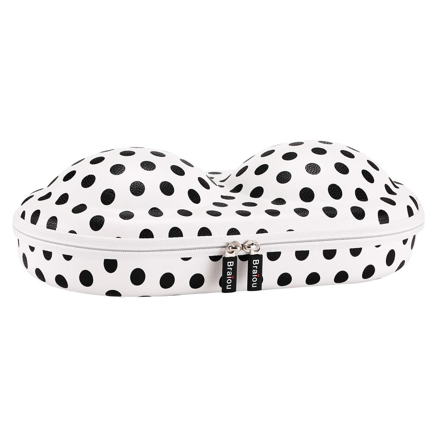 Bolsa de Viaje para Sujetadores Braiou Premium Punto Negro 36.4x20cm