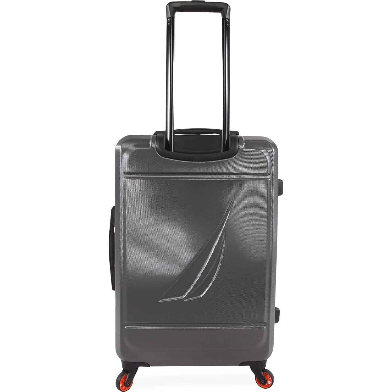 Conjunto de Equipaje Duro Nautica Roadie 3 Piezas Gris/Naranja