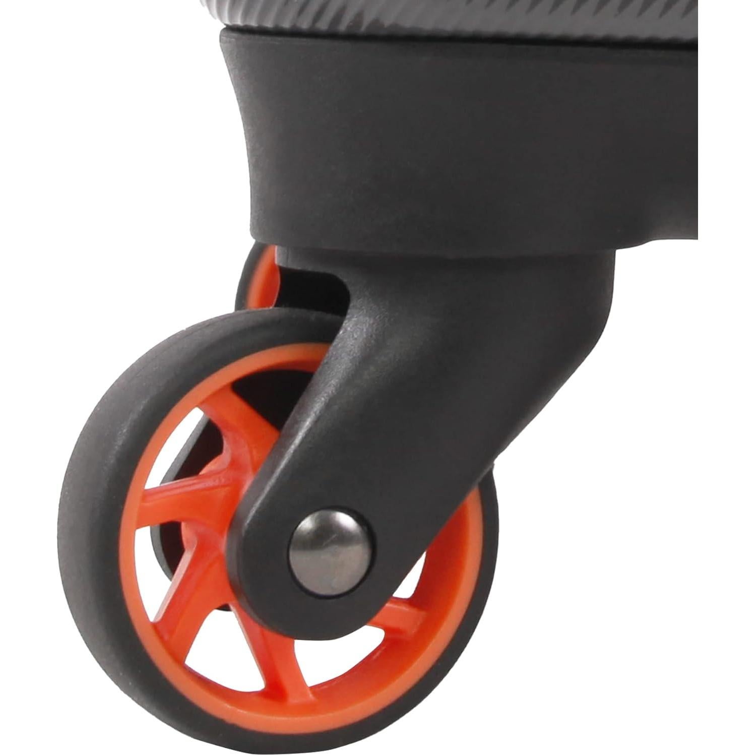 Conjunto de Equipaje Duro Nautica Roadie 3 Piezas Gris/Naranja