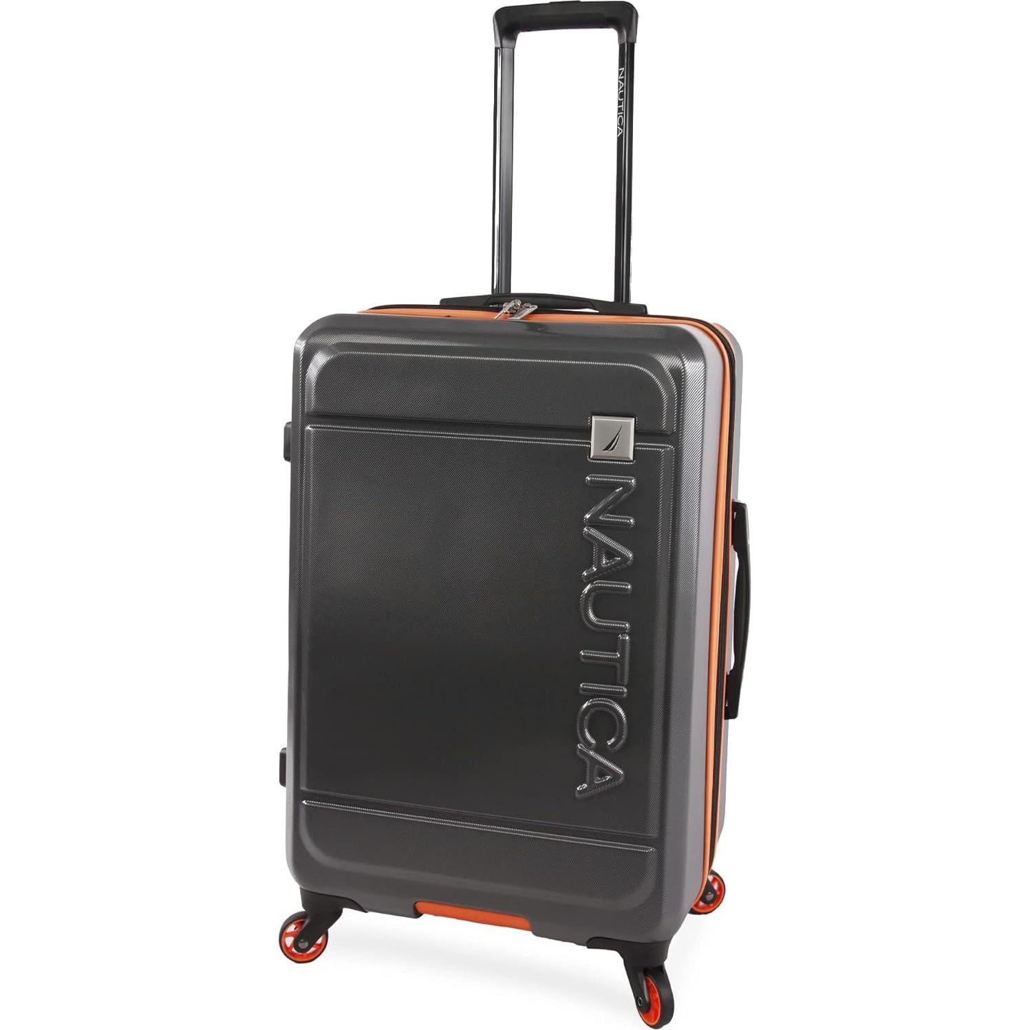 Conjunto de Equipaje Duro Nautica Roadie 3 Piezas Gris/Naranja