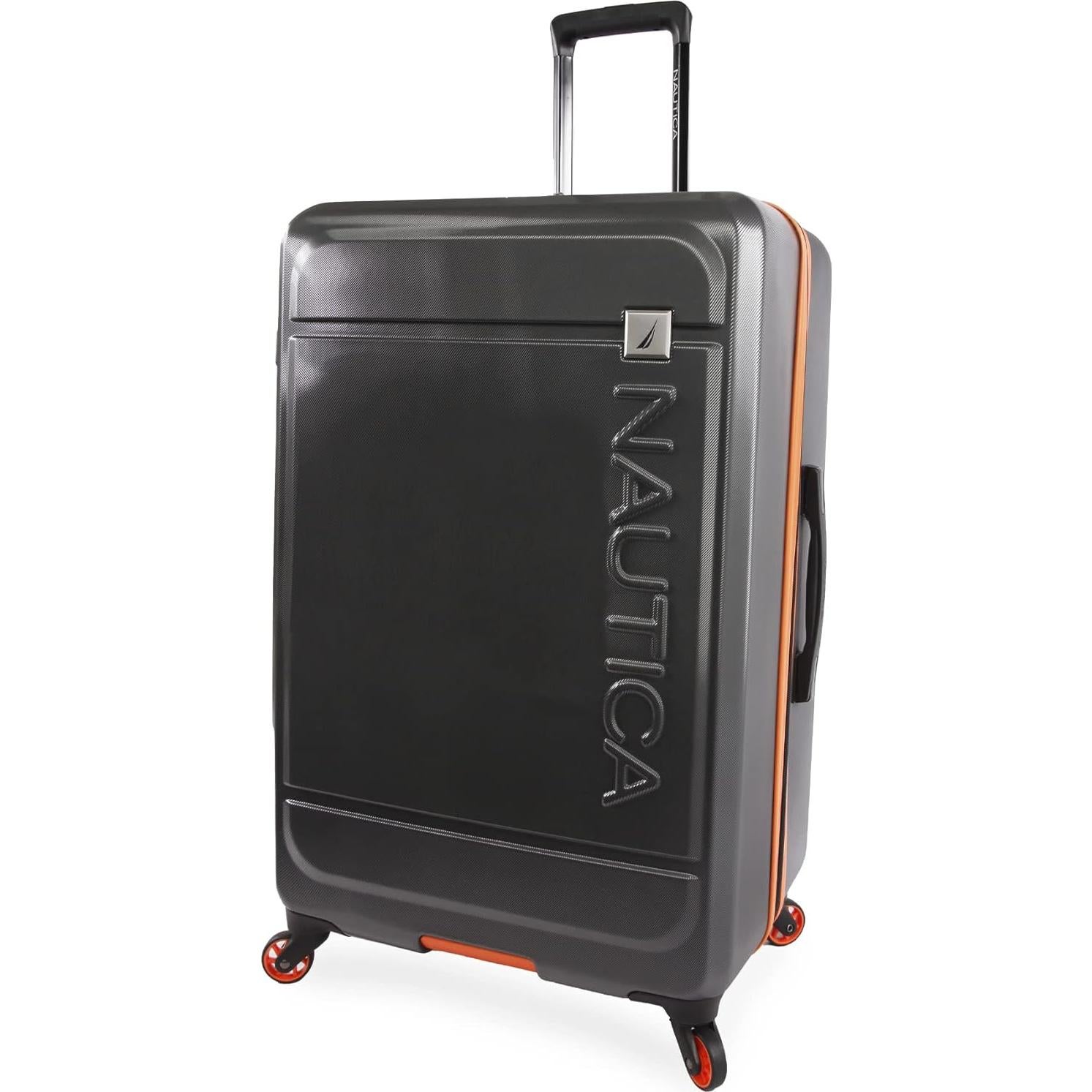 Conjunto de Equipaje Duro Nautica Roadie 3 Piezas Gris/Naranja