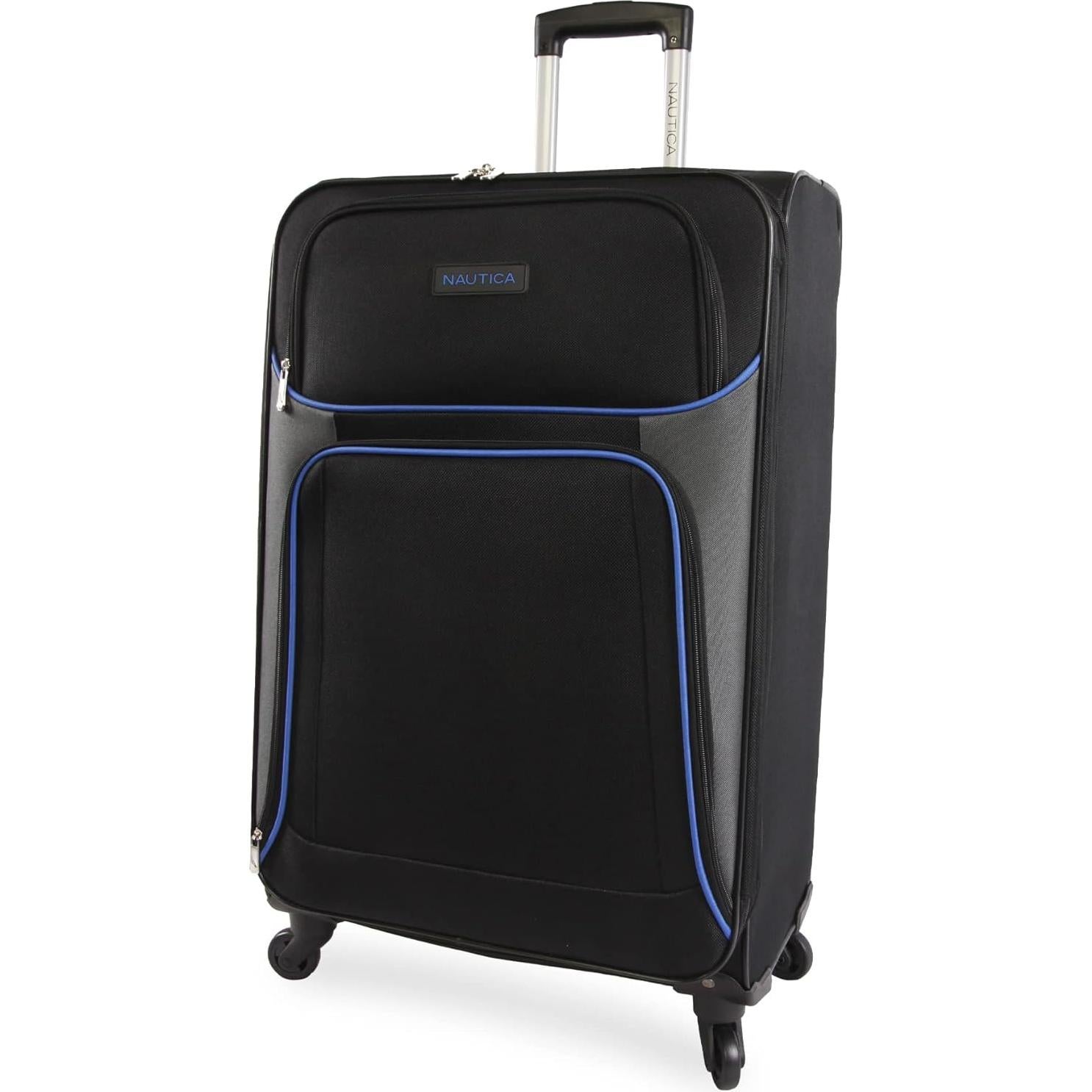 Set de Equipaje de 4 Piezas Nautica Seascape Negro/Azul