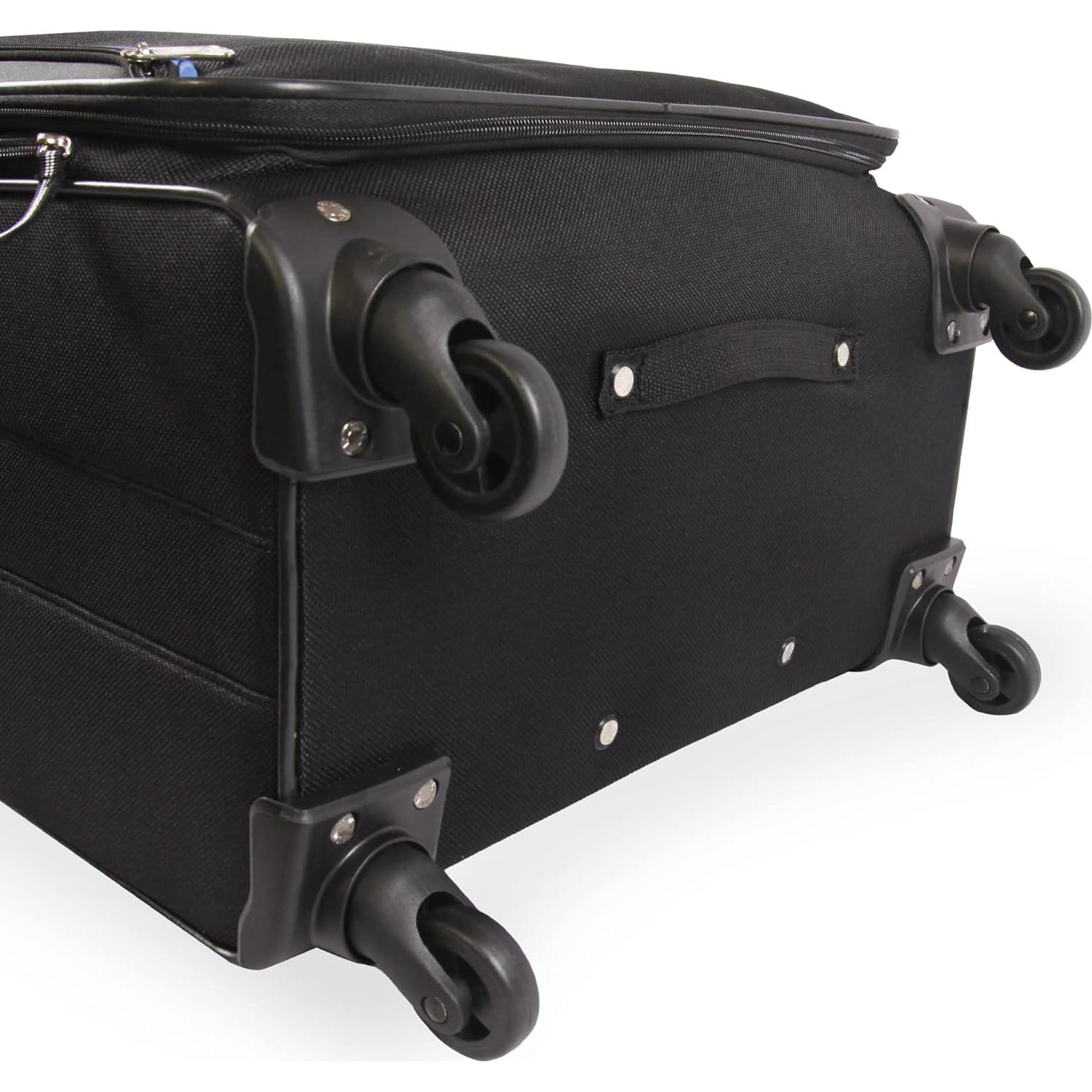 Set de Equipaje de 4 Piezas Nautica Seascape Negro/Azul