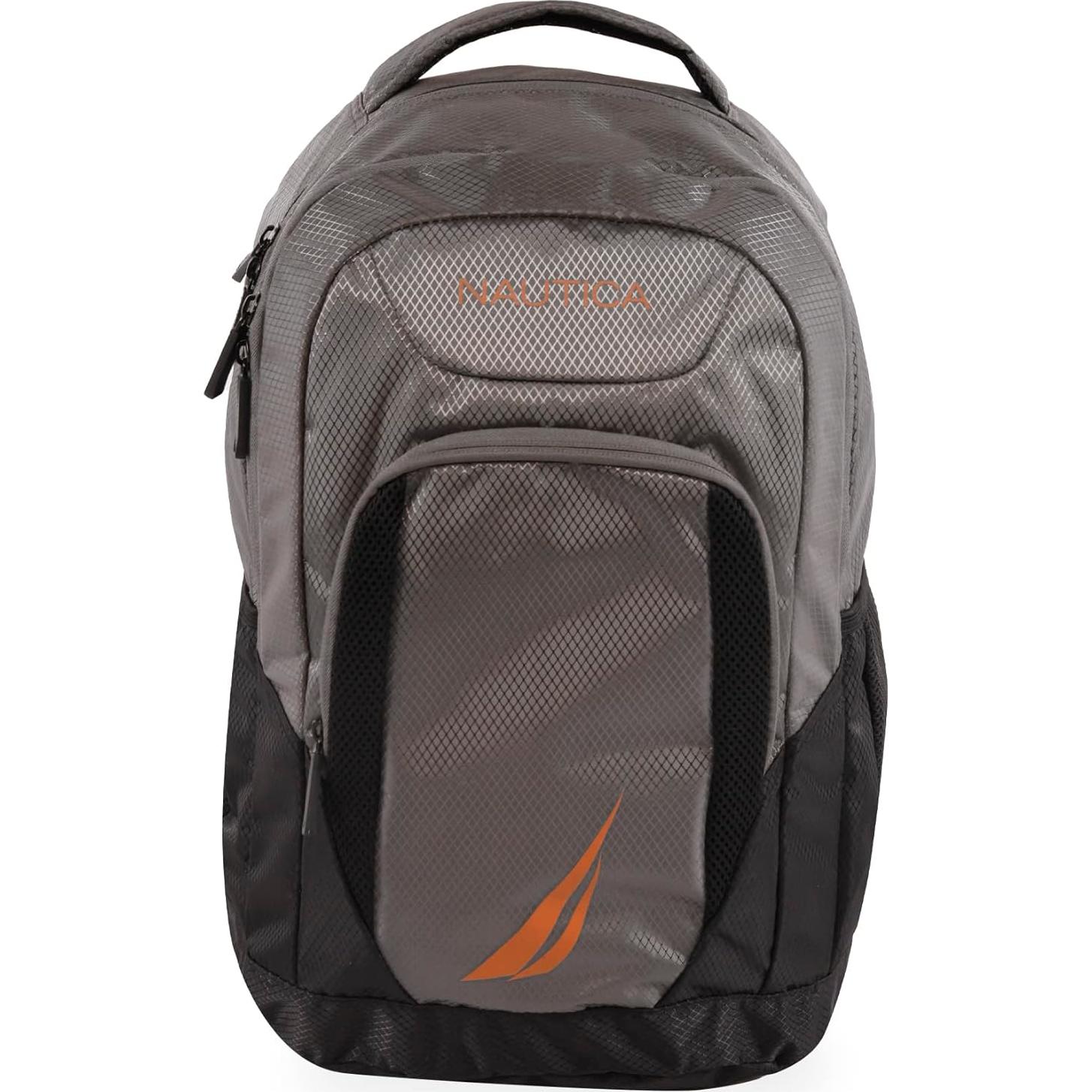 Mochila Nautica Sail Gris/Naranja 28.6L para Laptop