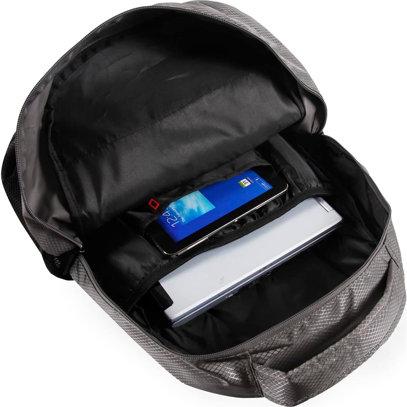 Mochila Nautica Sail Gris/Naranja 28.6L para Laptop