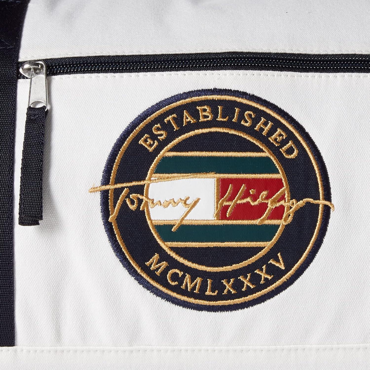 Bolsa Duffle Tommy Hilfiger Hombre - Blanco Brillante