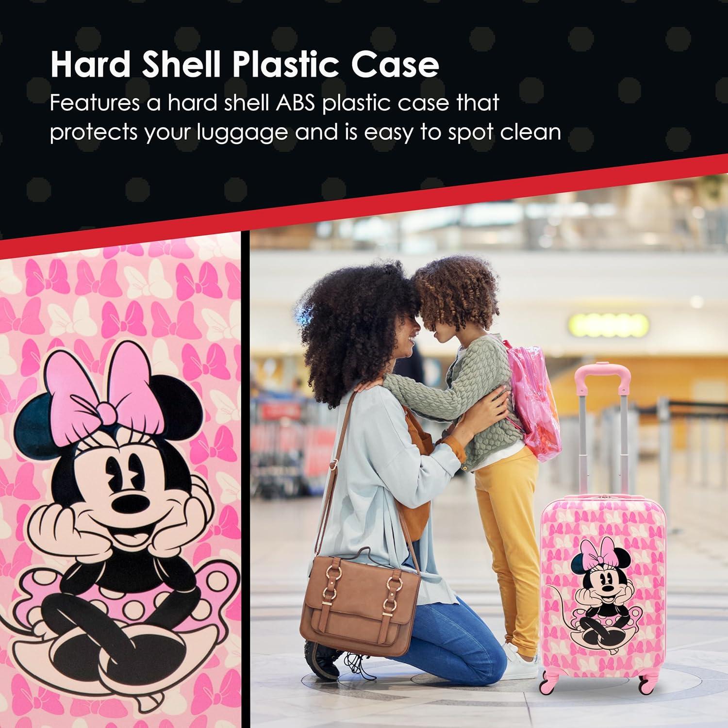 Maleta de Mano Rígida FUL Disney Minnie Mouse 52 cm Rosa