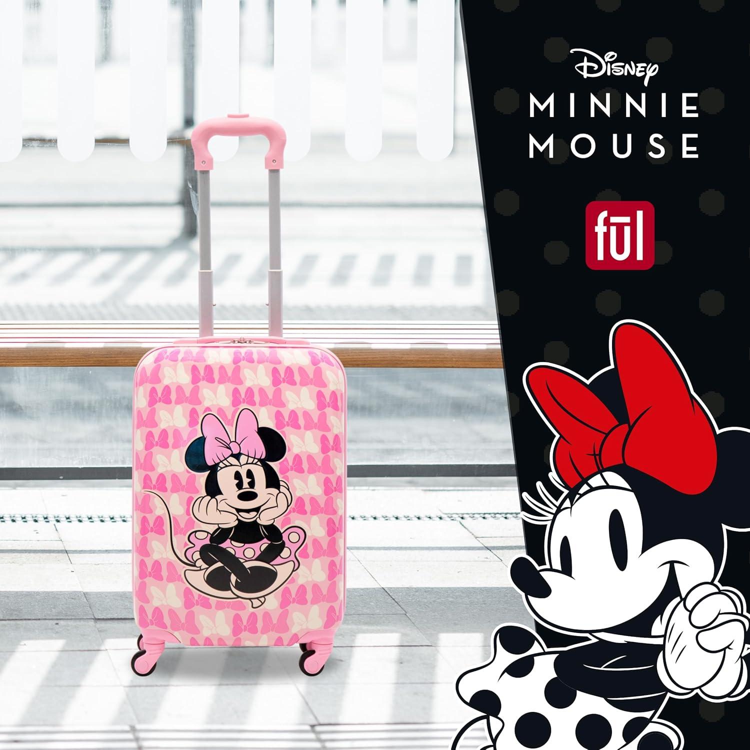 Maleta de Mano Rígida FUL Disney Minnie Mouse 52 cm Rosa
