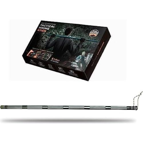 Bastón Táctico Plegable Prime Adventure G11 15 en 1 139 cm