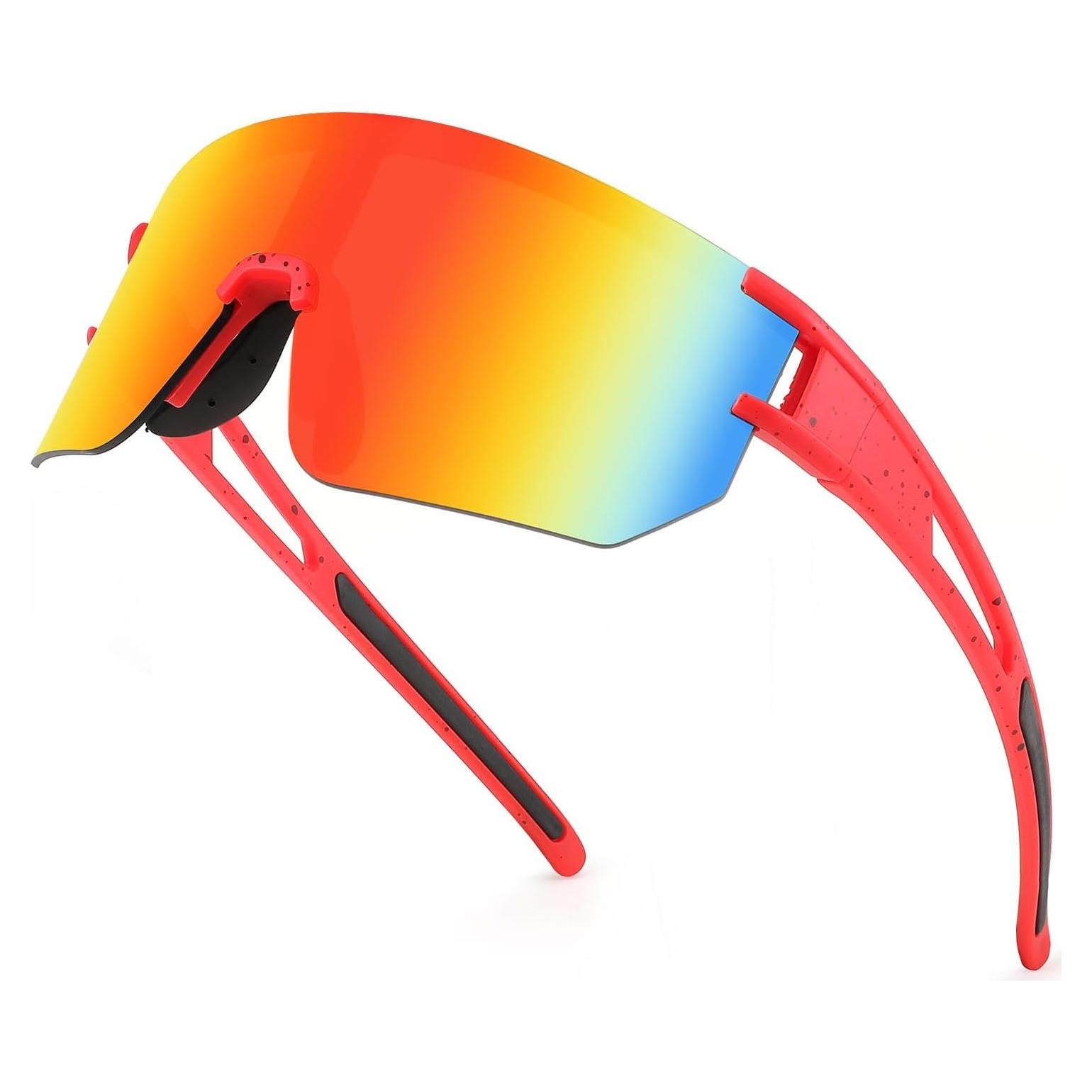 Gafas de Ciclismo WANWAN UV400 Espejadas Adulto Unisex