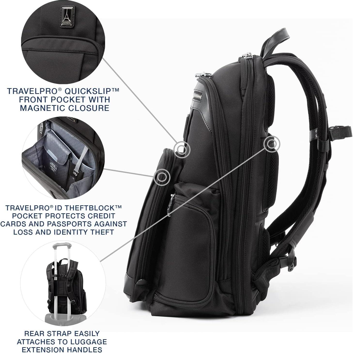 Mochila de Negocios Travelpro Platinum Elite 17.5" Negro