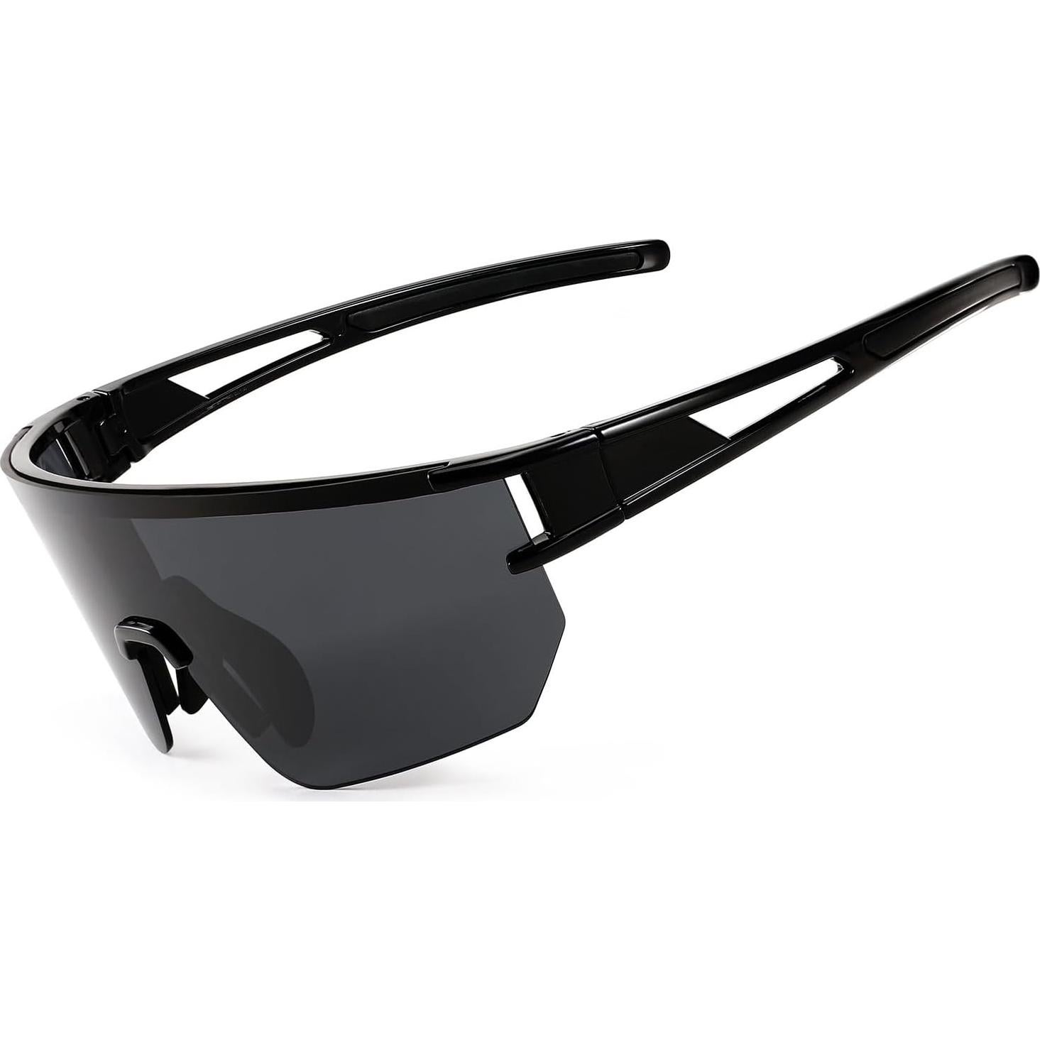 Gafas de Ciclismo WANWAN UV400 Lentes Espejados Grises
