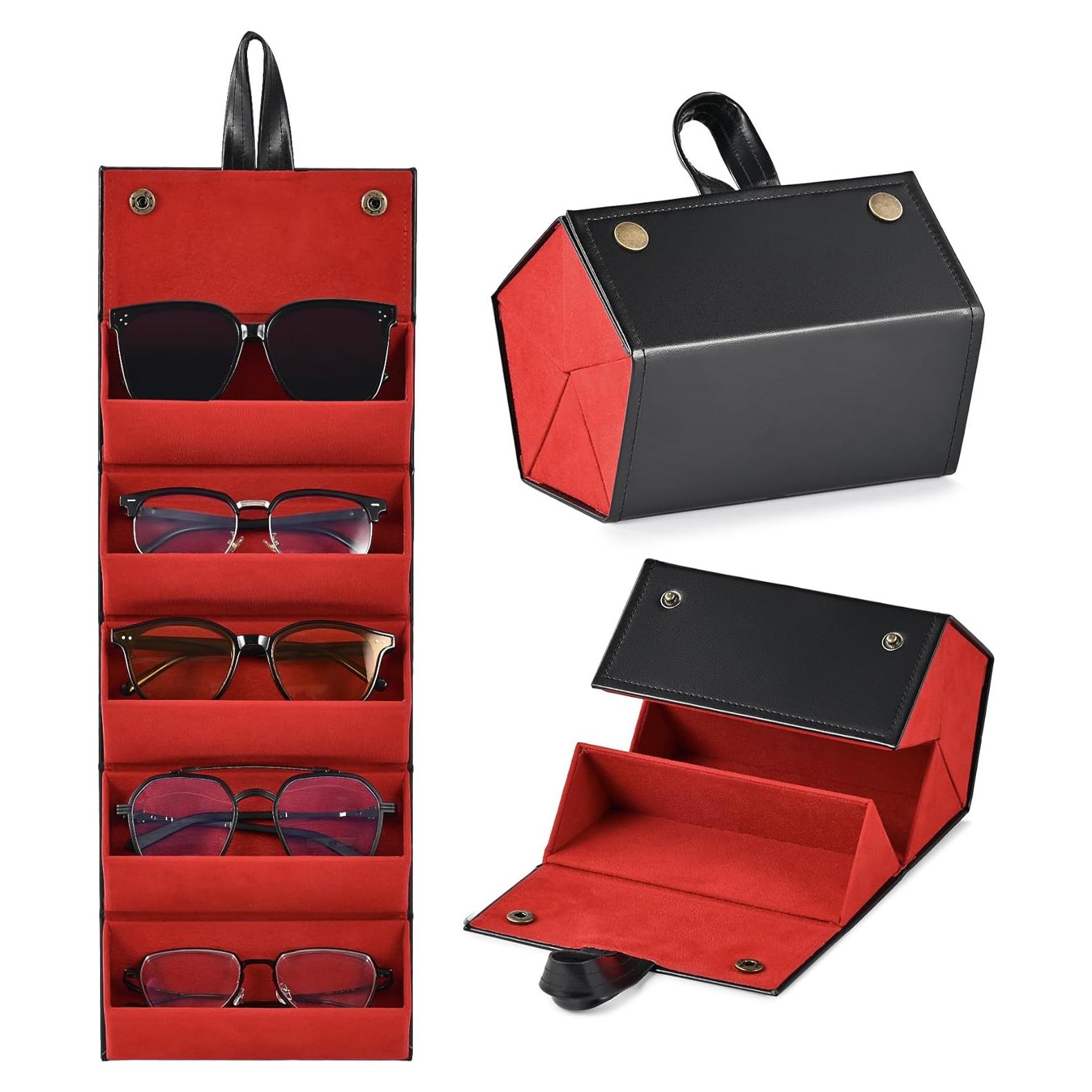 Estuche Organizador de Gafas CO-Z Plegable 5 Compartimentos