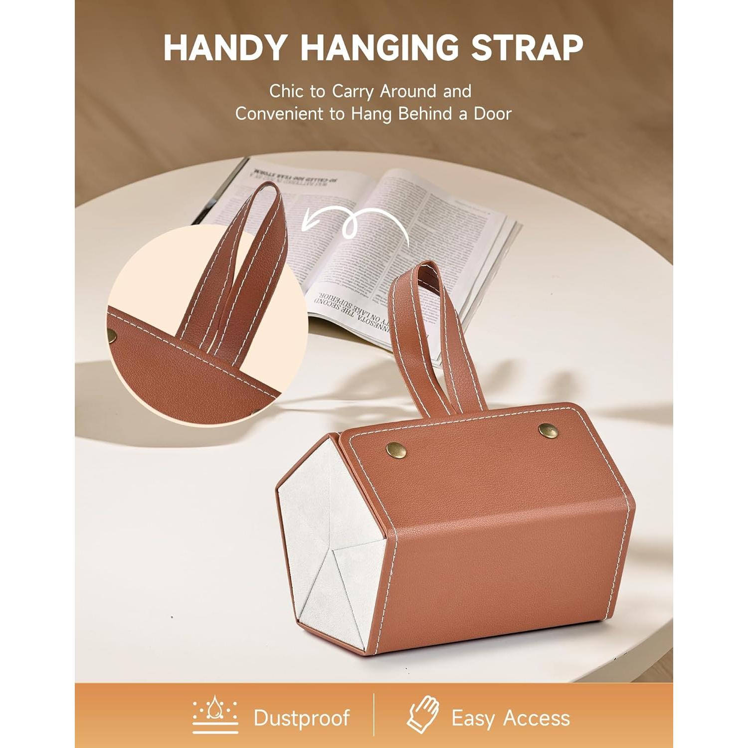 Organizador de Gafas de Sol CO-Z Plegable 5 Ranuras Marrón