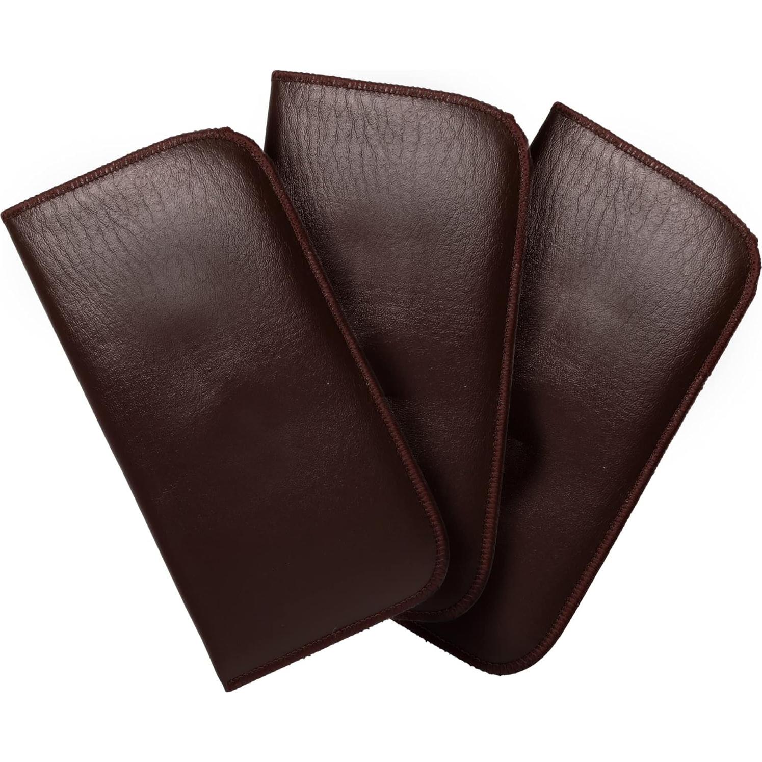 Funda para Gafas Calabria Soft Slip-In Marrón 3 Paquetes