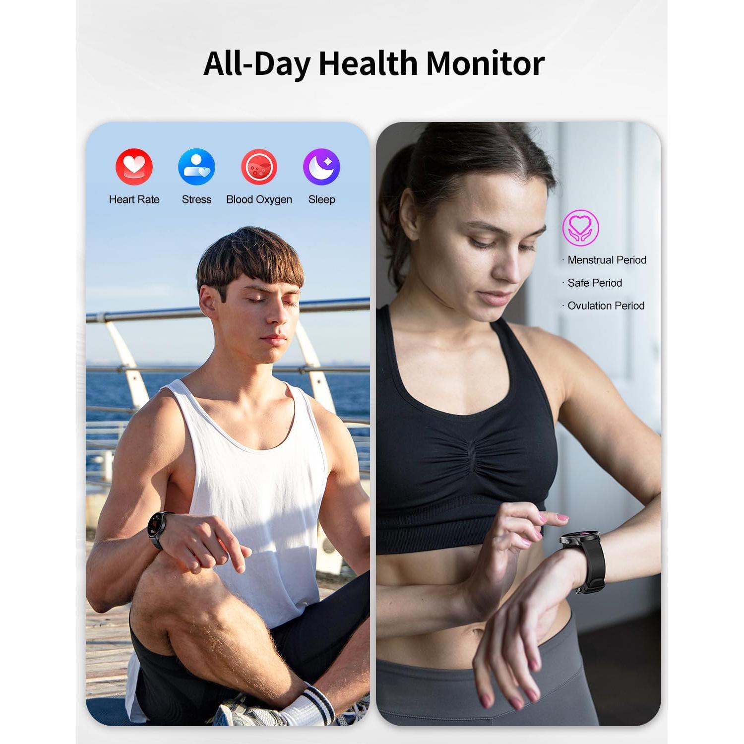 Reloj Inteligente RIVERSONG Motive 7C Negro 1.52" Fitness