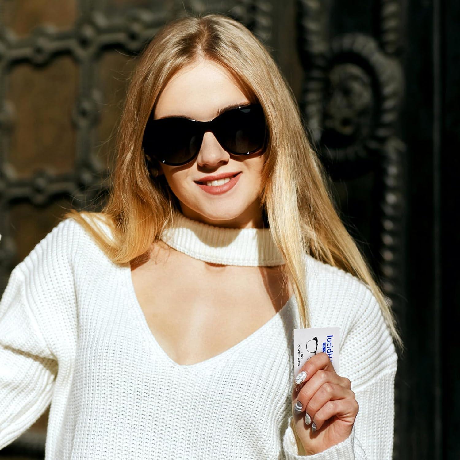 Toallitas de limpieza para lentes Lucidhjc 200 unidades