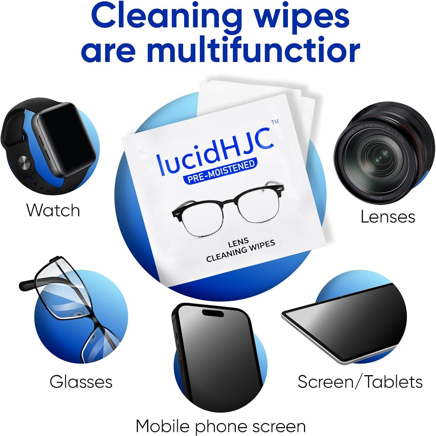 Toallitas de limpieza Lucidhjc 400 unidades para lentes y pantallas