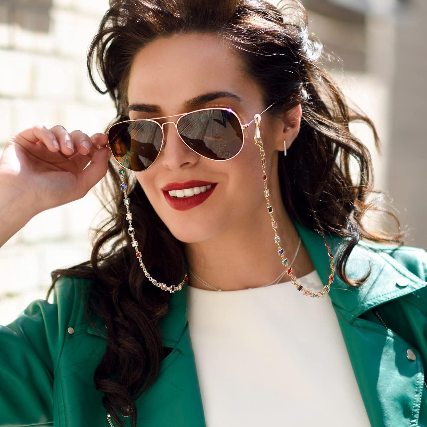 Cadena para Gafas Malvadas - 76 cm - Diseño Arcoíris