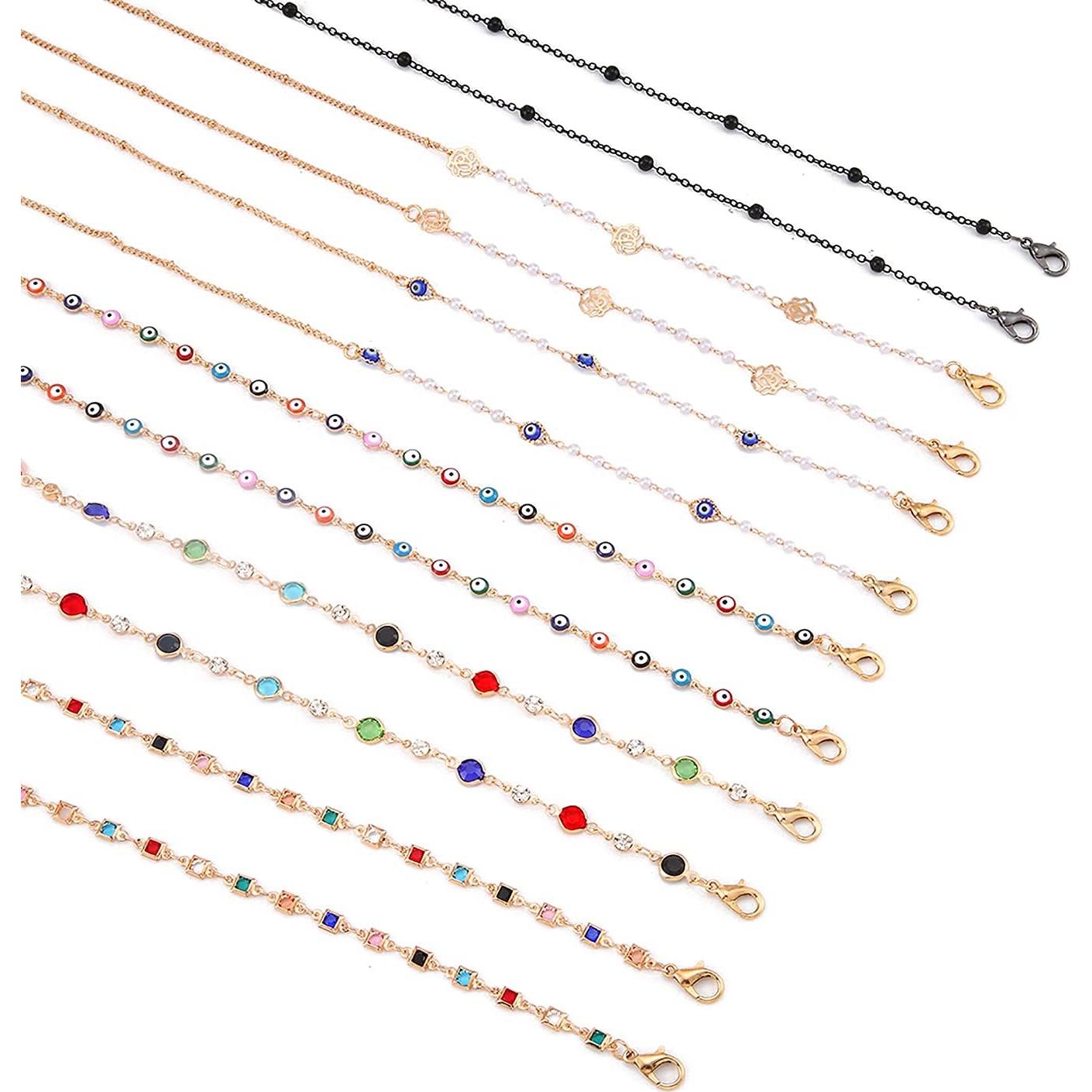 Cadena para Gafas Malvadas - 76 cm - Diseño Arcoíris