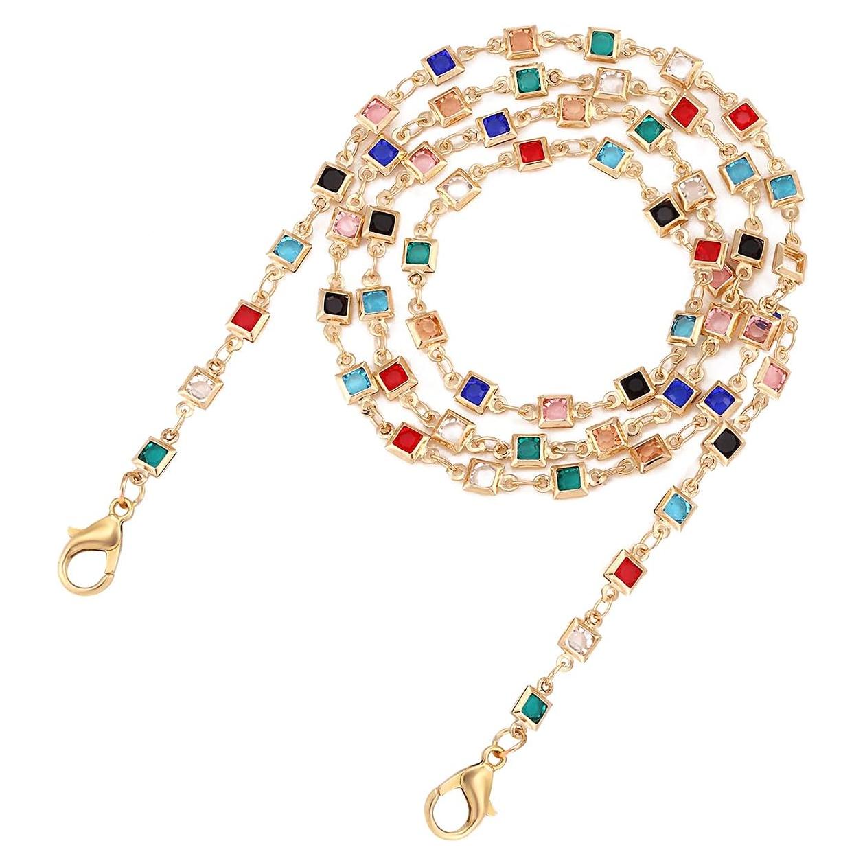 Cadena para Gafas de Sol Acrílico Colorido 70 cm